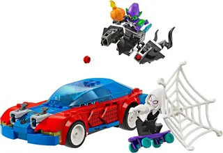 Spider-Man-Rennwagen & Venom Green Goblin