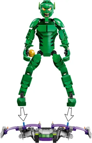 Figurine de construction du Bouffon Vert