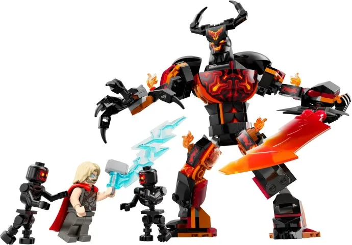 Thor versus Surtur Bouwfiguur