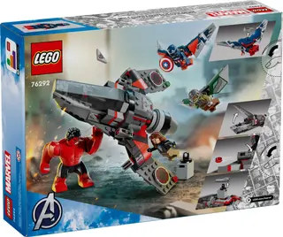 Captain America versus Red Hulk-gevecht