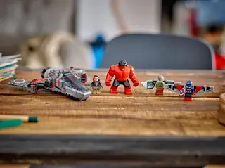 Captain America versus Red Hulk-gevecht