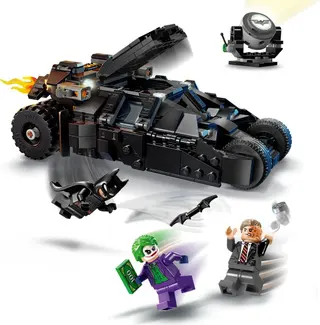 Batman Tumbler versus Two-Face & The Joker