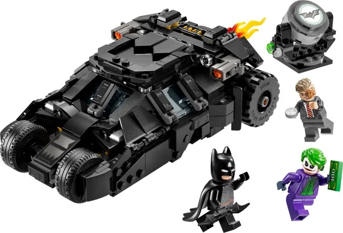 Batman Tumbler versus Two-Face & The Joker