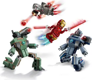 Iron Man & War Machine vs. Hammer Drones