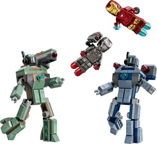 Iron Man & War Machine vs. Hammer Drones