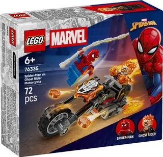 Spider-Man contre Ghost Rider à moto