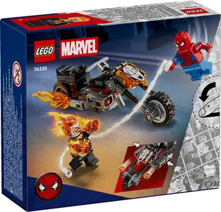 Spider-Man contre Ghost Rider à moto