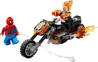 Spider-Man contre Ghost Rider à moto