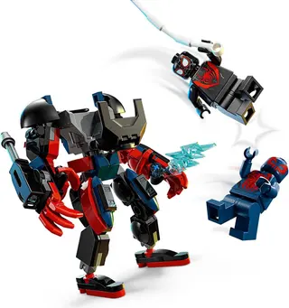 Miles Morales Mech vs. Spider-Man 2099