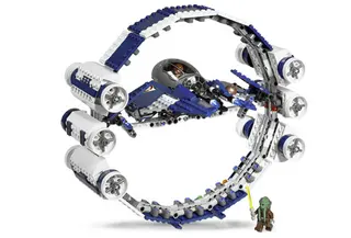Jedi Starfighter with Hyperdrive Booster Ring