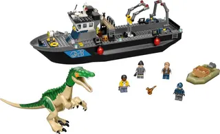 Baryonyx-Dinosaurier-Bootsflucht