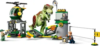T. rex Dinosaurier Ausbruch