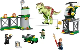 T. rex Dinosaurier Ausbruch