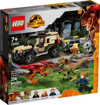 Transport de Pyroraptor et Dilophosaurus