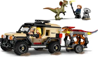 Transport de Pyroraptor et Dilophosaurus