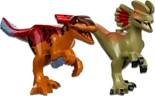 Transport de Pyroraptor et Dilophosaurus