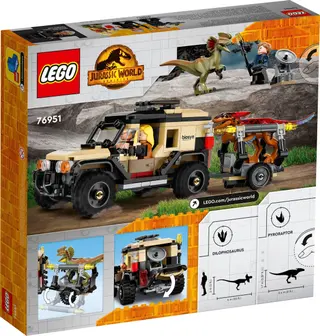 Transport de Pyroraptor et Dilophosaurus