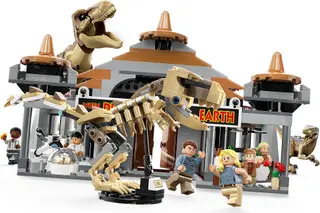 Besucherzentrum: T. rex & Raptor-Angriff