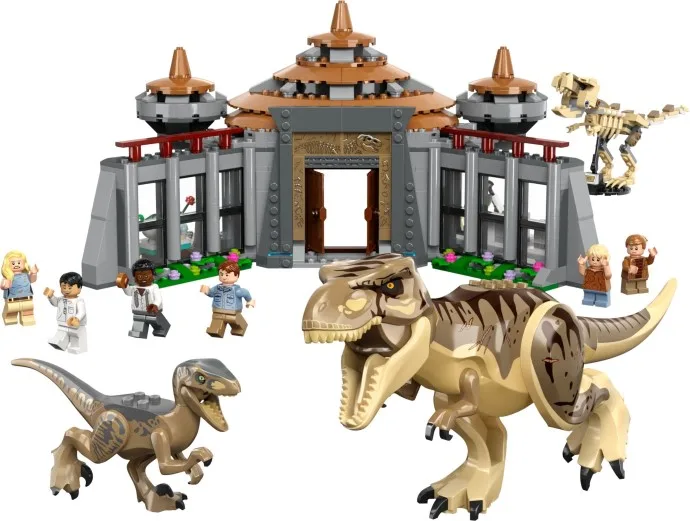 Besucherzentrum: T. rex & Raptor-Angriff