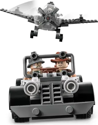 Poursuite d'avions de chasse