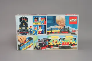 Stoomtrein voor passagiers die je kunt duwen