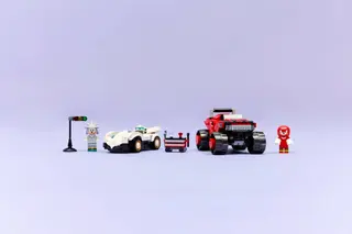 Silvers auto versus Knuckles' monstertruck
