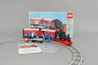 Stoomtrein voor passagiers die je kunt duwen