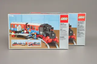 Stoomtrein voor passagiers die je kunt duwen