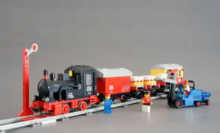 Steam Cargo Train Set