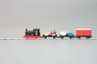 Freight Steam Train Set