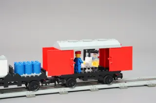 Freight Steam Train Set