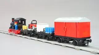 Freight Steam Train Set