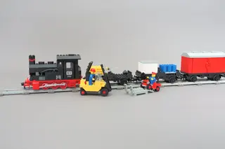 Freight Steam Train Set