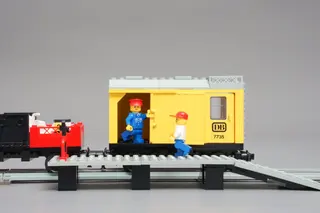 Ensemble de train de marchandises