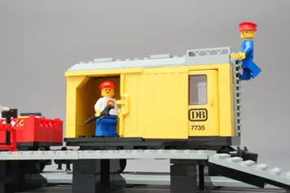 Ensemble de train de marchandises