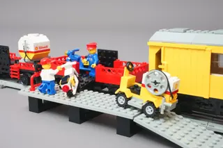 Ensemble de train de marchandises