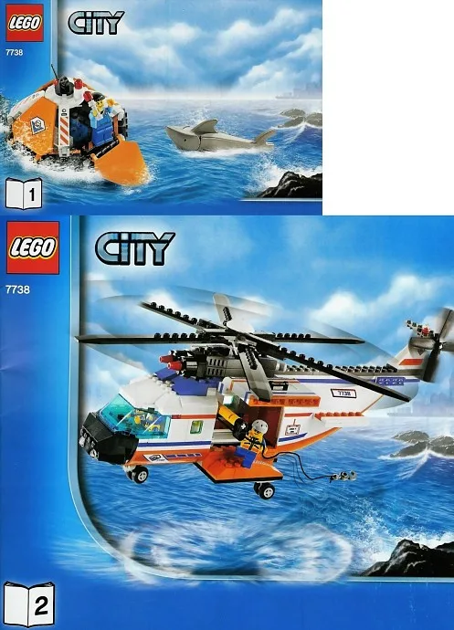 Coast Guard Helicopter & Life Raft