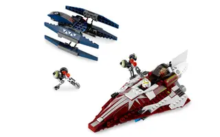Ahsoka's Starfighter and Vulture Droid