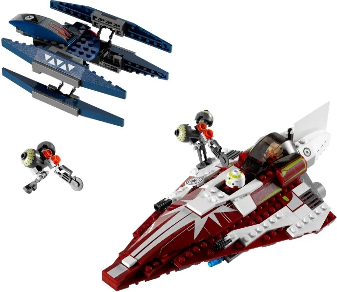 Ahsoka's Starfighter and Vulture Droid