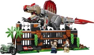 Spinosaurus-Dinosaurier-Flucht