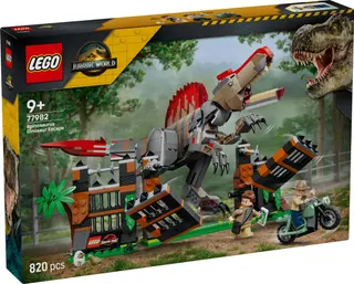Spinosaurus-Dinosaurier-Flucht