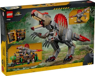 Spinosaurus-Dinosaurier-Flucht