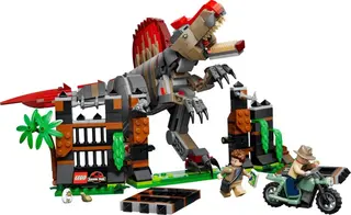 Spinosaurus-Dinosaurier-Flucht
