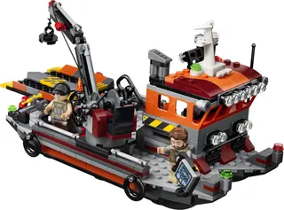 Mosasaurus Dinosaur Boat Attack