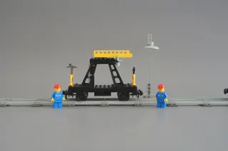 Spoor- en verlichtingsonderhoudswagen