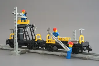 Spoor- en verlichtingsonderhoudswagen