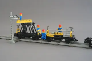 Spoor- en verlichtingsonderhoudswagen