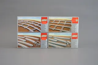 8 rails droits gris 4,5 V