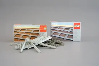 8 rails droits gris 4,5 V