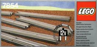 8 rails droits gris 4,5 V